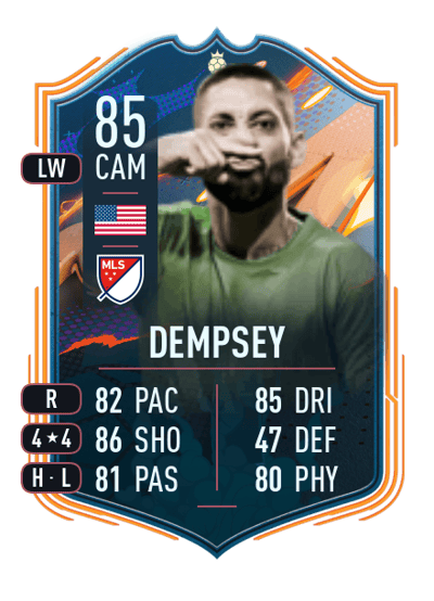 Clint Dempsey FUT Heroes 85 OVR