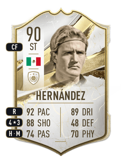 Luis Hernández Icon 90 OVR
