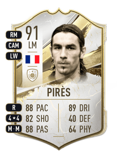 Robert Pirès Icon 91 OVR