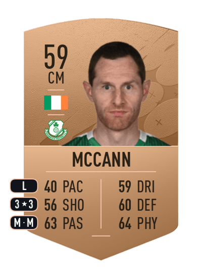 Chris McCann Common 59 OVR