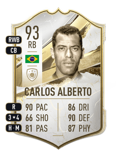 Carlos Alberto Icon 93 OVR