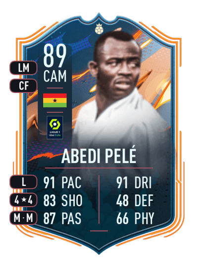 Abedi Pelé FUT Heroes 89 OVR
