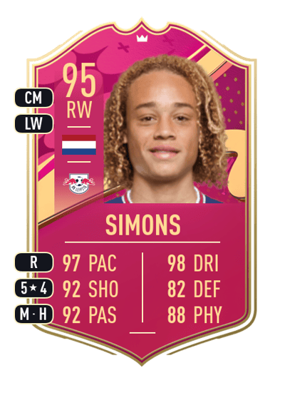 Xavi Simons Premium FUTTIES 95 OVR