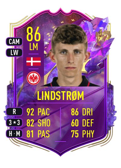Jesper Lindstrøm FUT Future Stars 86 OVR