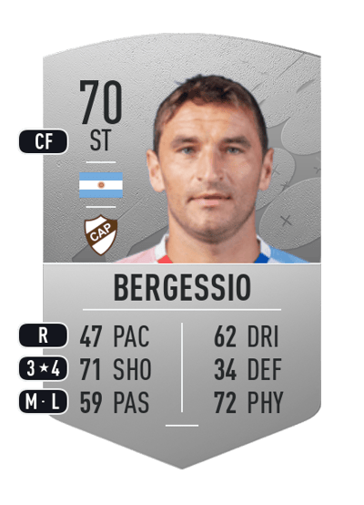 Gonzalo Bergessio Common 70 OVR