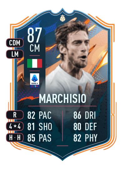 Claudio Marchisio FUT Heroes 87 OVR