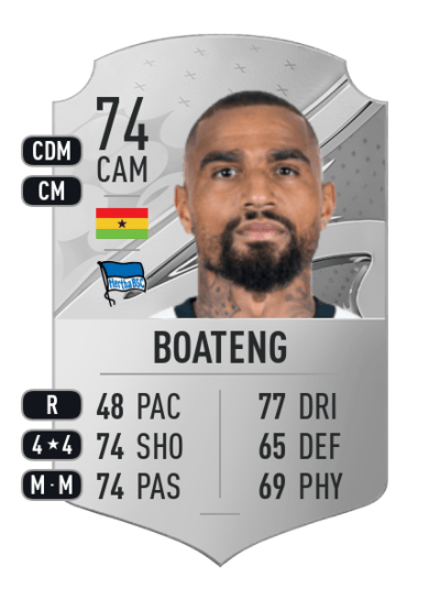 Kevin-Prince Boateng Rare 74 OVR