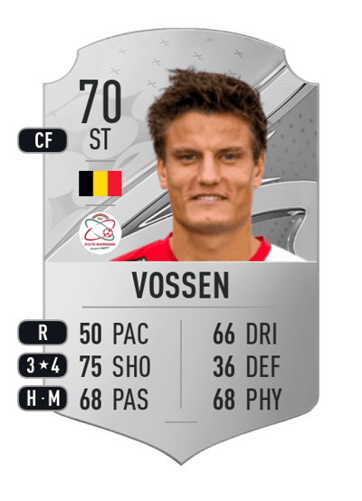 Jelle Vossen Rare 70 OVR