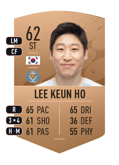 Lee Keun Ho Common 62 OVR
