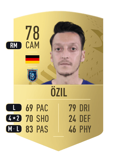 Mesut Özil Common 78 OVR