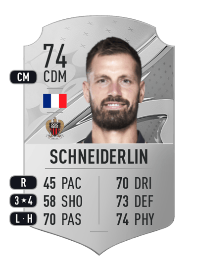 Morgan Schneiderlin Rare 74 OVR