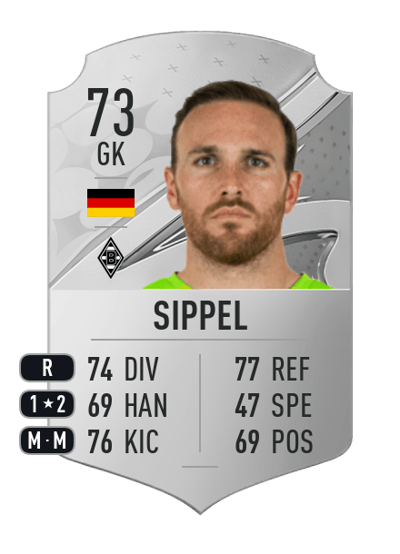 Tobias Sippel Rare 73 OVR