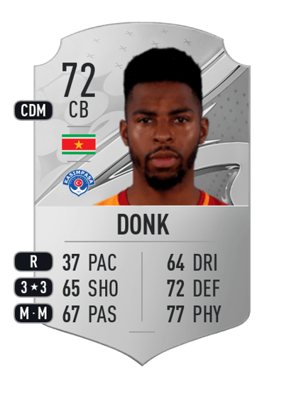 Ryan Donk Rare 72 OVR