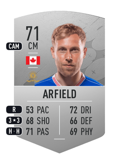 Scott Arfield Common 71 OVR