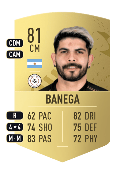 Éver Banega Common 81 OVR