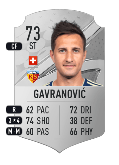 Mario Gavranović Rare 73 OVR