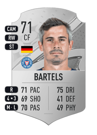 Fin Bartels Rare 71 OVR