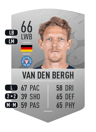 Johannes van den Bergh Common 66 OVR