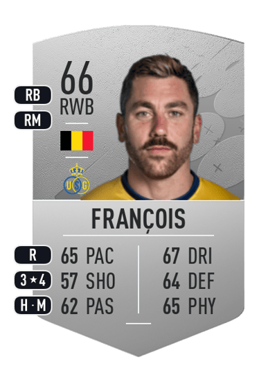 Guillaume François Common 66 OVR