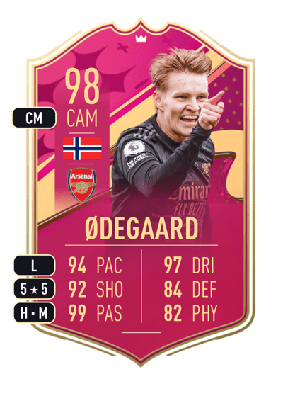 Martin Ødegaard Premium FUTTIES 98 OVR