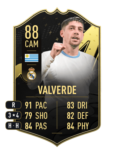 Federico Valverde Team of the Week 88 OVR