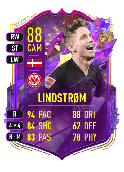 Jesper Lindstrøm FUT Future Stars 88 OVR