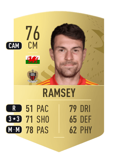 Aaron Ramsey Common 76 OVR