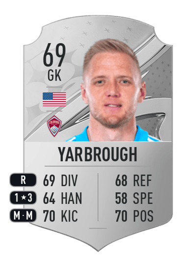William Yarbrough Rare 69 OVR