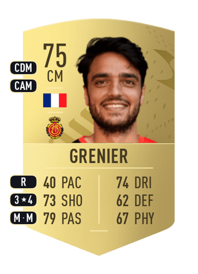 Clément Grenier Common 75 OVR