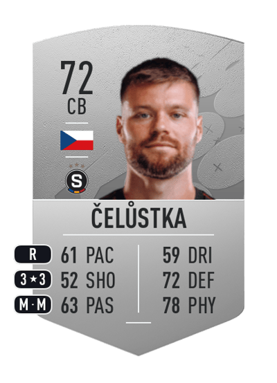 Ondřej Čelůstka Common 72 OVR