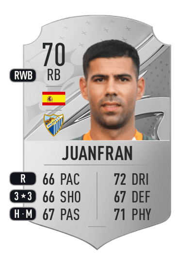 Juanfran Rare 70 OVR