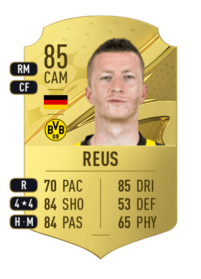 Marco Reus Rare 85 OVR