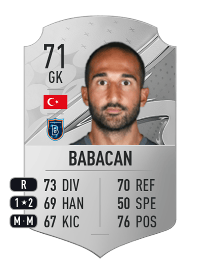 Volkan Babacan Rare 71 OVR