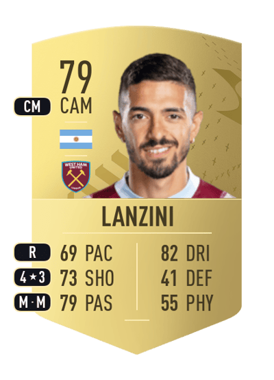 Manuel Lanzini Common 79 OVR