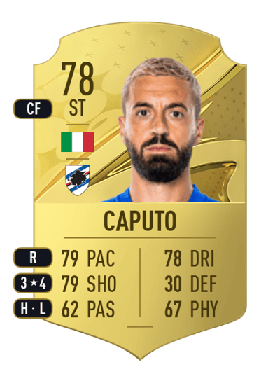 Francesco Caputo Rare 78 OVR