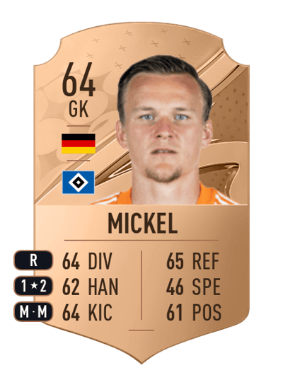 Tom Mickel Rare 64 OVR