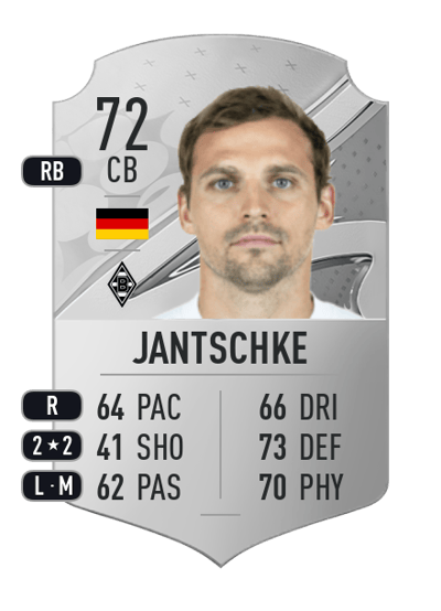 Tony Jantschke Rare 72 OVR