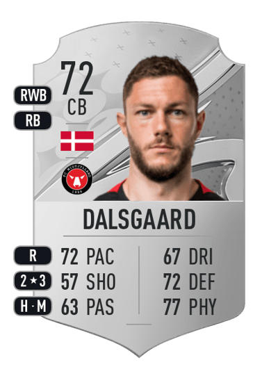 Henrik Dalsgaard Rare 72 OVR