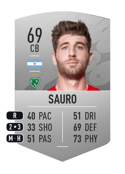 Gastón Sauro Common 69 OVR