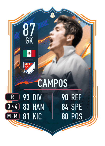 Jorge Campos FUT Heroes 87 OVR