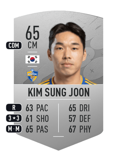 Kim Sung Joon Common 65 OVR