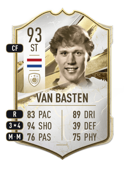 Marco van Basten Icon 93 OVR