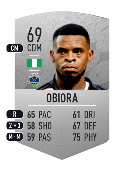 Nwankwo Obiora Common 69 OVR