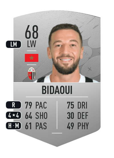Soufiane Bidaoui Common 68 OVR