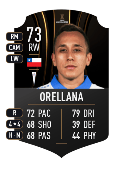 Fabián Orellana CONMEBOL LIBERTADORES 73 OVR