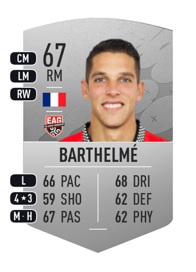 Maxime Barthelmé Common 67 OVR