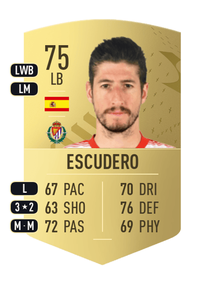 Escudero Common 75 OVR