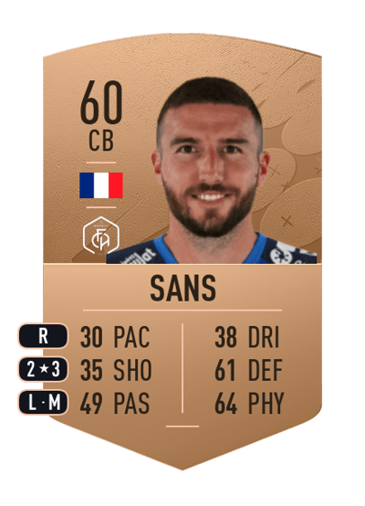 Matthieu Sans Common 60 OVR