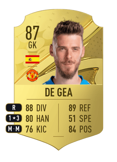 De Gea Rare 87 OVR