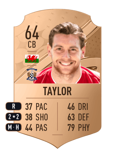Ash Taylor Rare 64 OVR